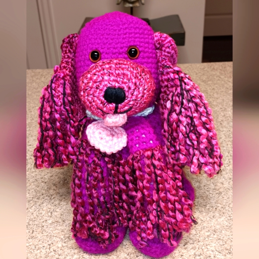 Crochet Cocker Spaniel Dog stuffed animal amigurumi